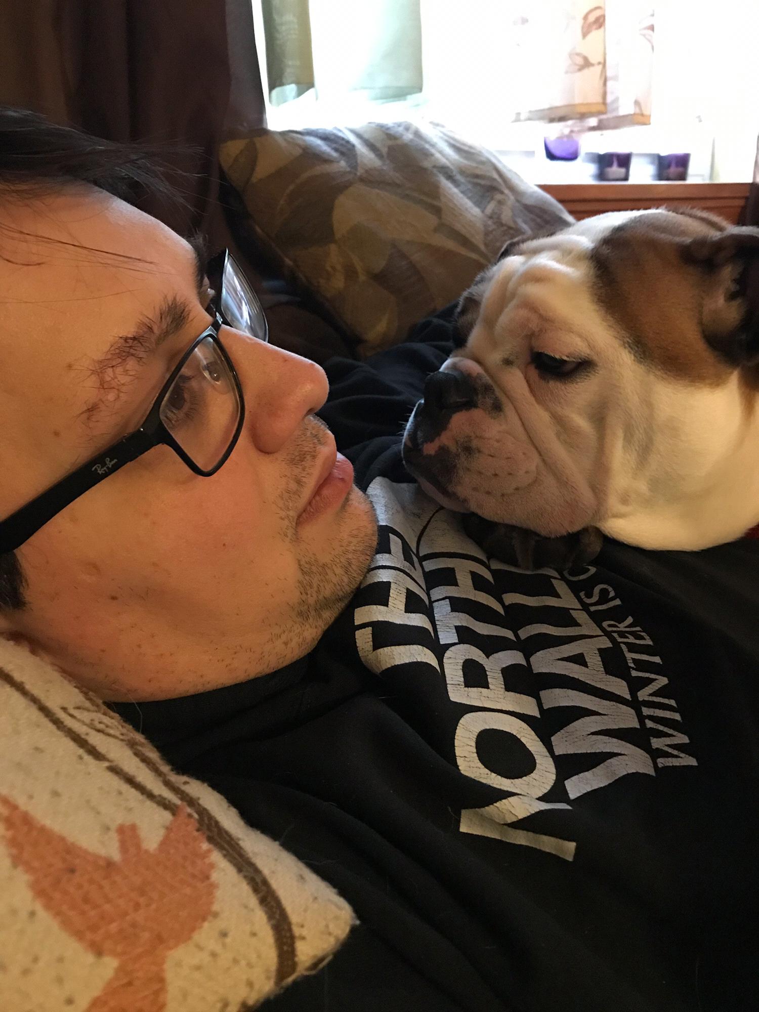 I think Dexter wants attention from Uncle J.