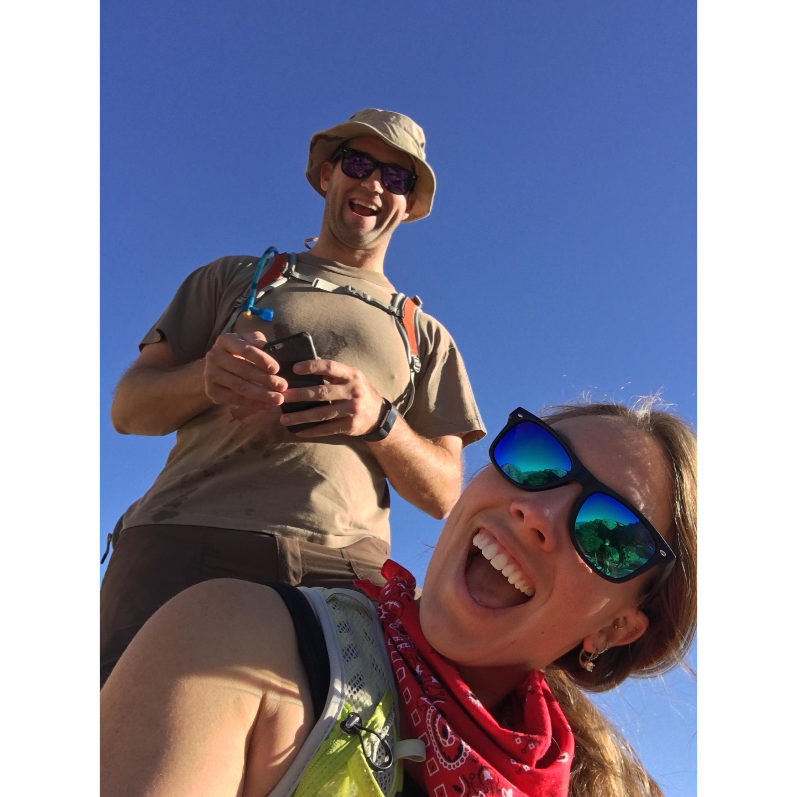 We love hiking!