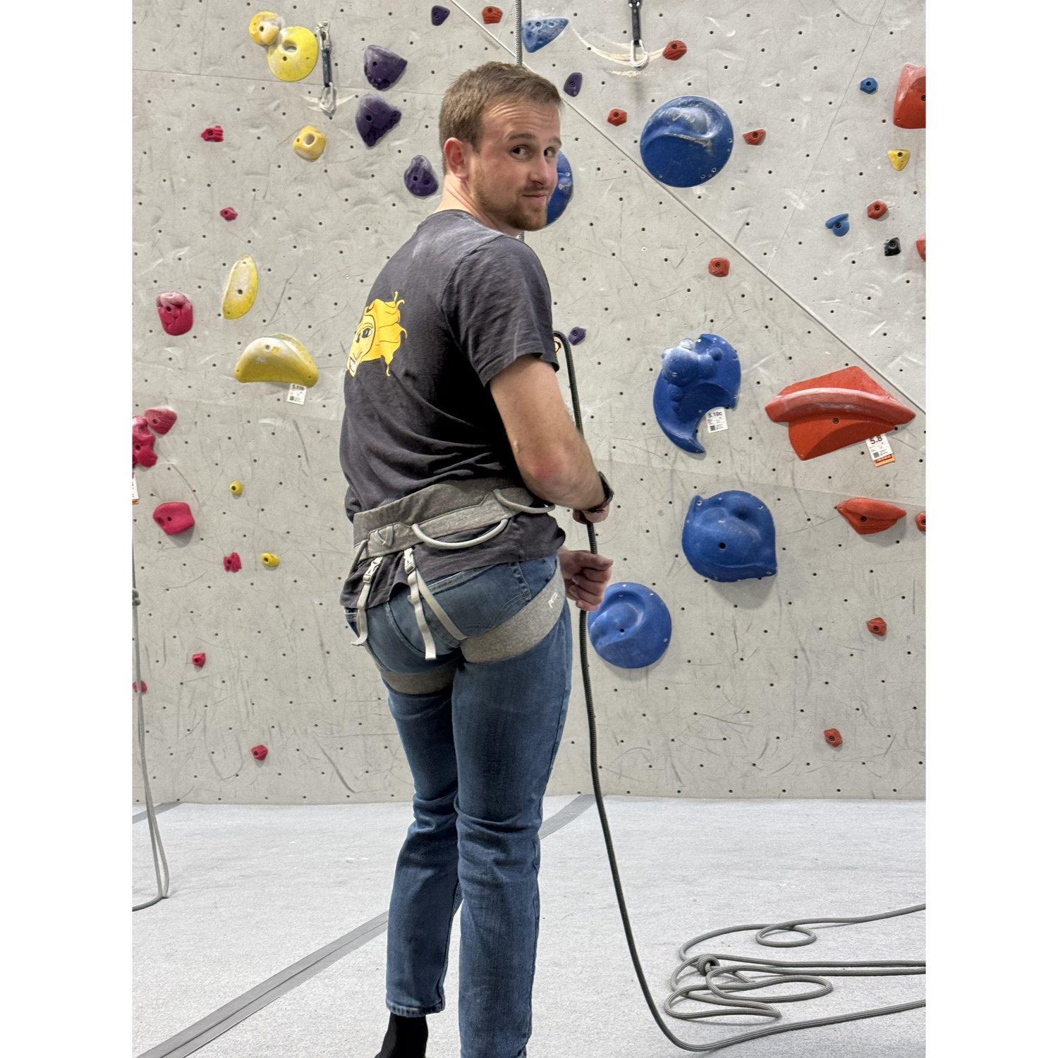 Climbing in Utah. Fun climbing injury that night.