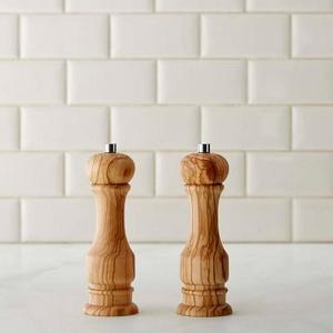 Williams Sonoma Traditional Olivewood Salt and Pepper Mill, Set of 2, 7"