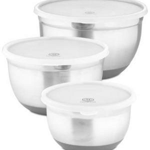 Martha Stewart Collection - 6-Pc. Non-Skid Bowls & Lids Set, Created for Macy's