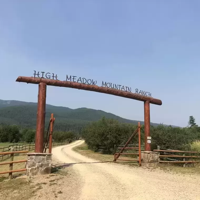 The entrance to the main house.