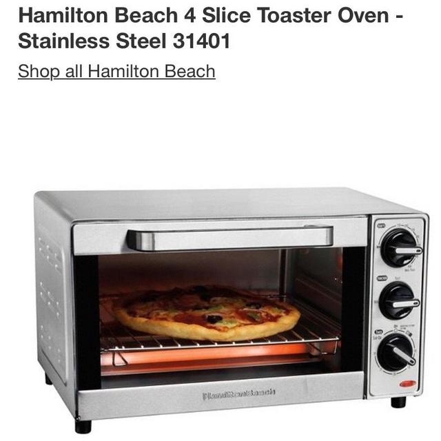 Hamilton Beach 4 Slice Toaster Oven - Stainless Steel 31401