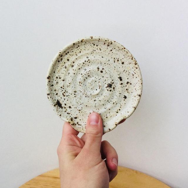 Ceramic Spoon Rest, Handmade