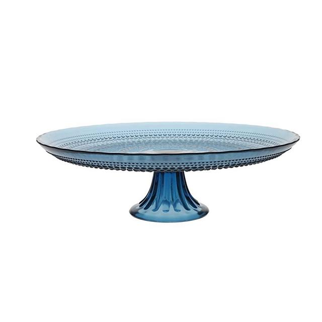 Fortessa Jupiter Vintage Glassware Collection, 1 Count (Pack of 1), Cornflower Blue