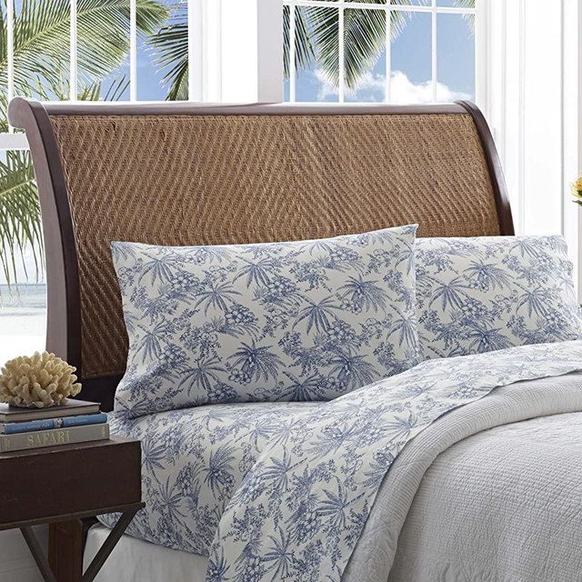 Tommy Bahama Pen and Ink Palm Sheet Set, Queen