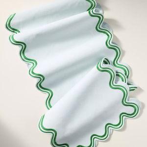 Madeline Embroidered Table Runner