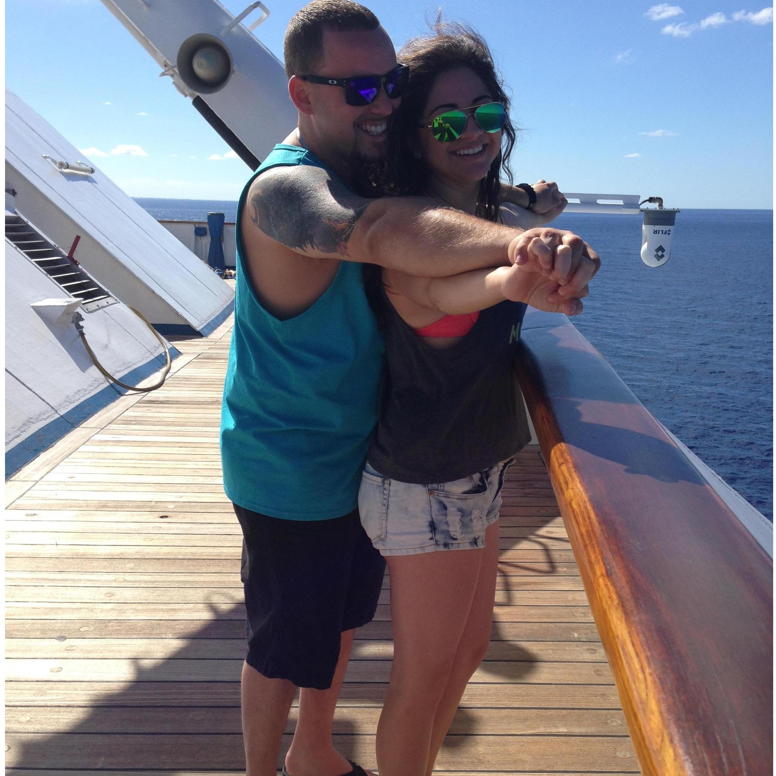 Don't let me go, Edgar. My birthday cruise.