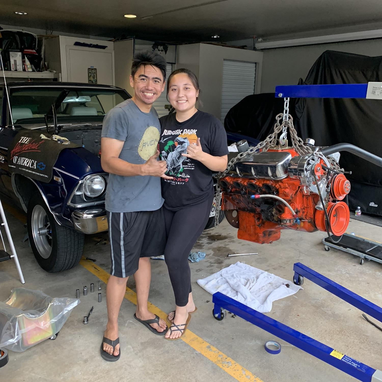 March 2021 Working on Jamien’s 1969 Chevelle