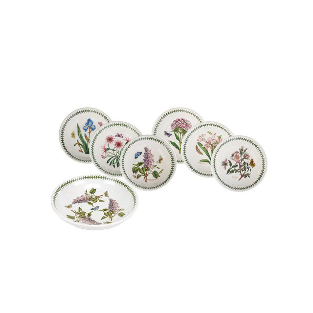 Botanic Garden Pasta Bowl Set, 7 Piece