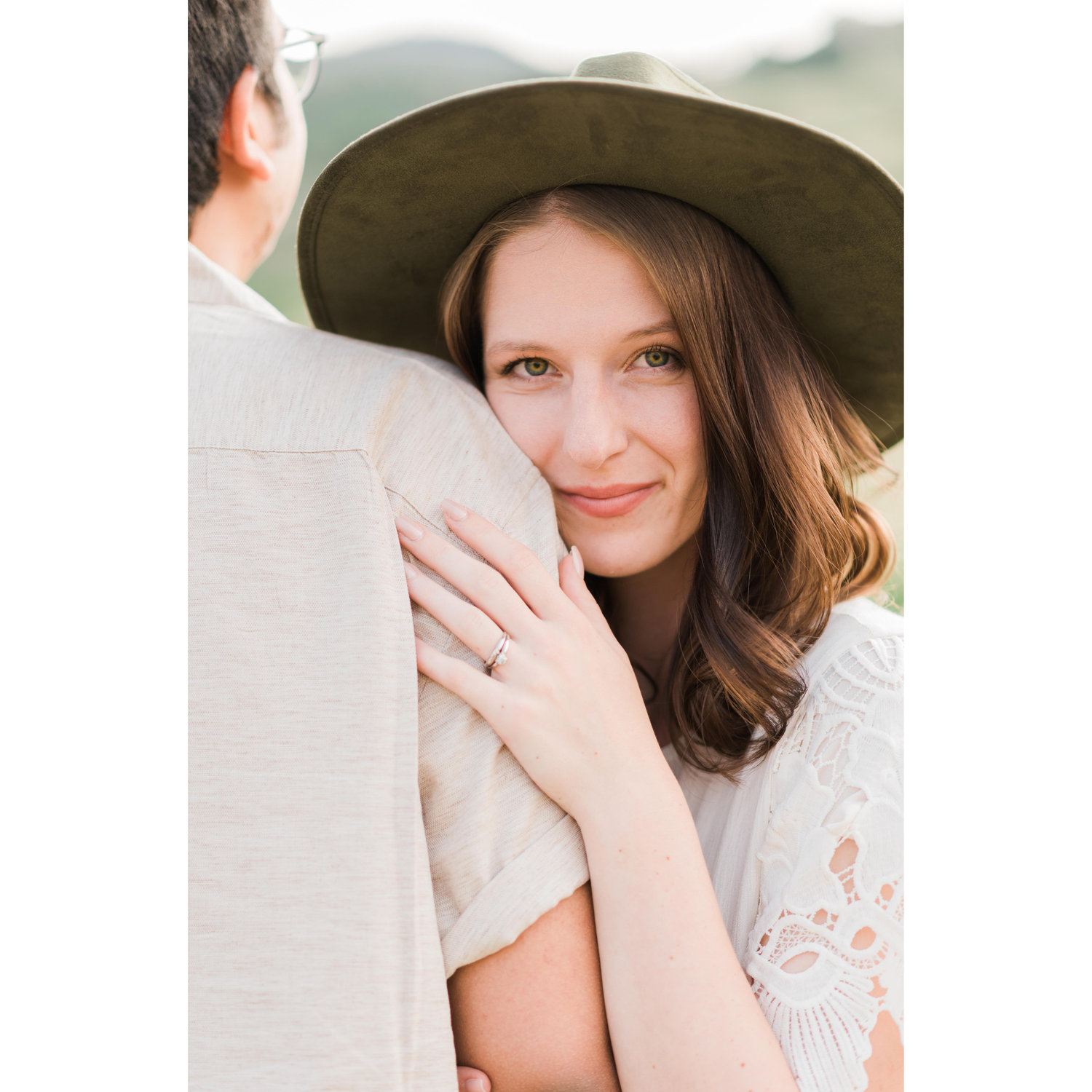 We're happy to be able to use Kyra's grandmother's wedding ring. We love how Katie, our photographer, was able to capture the details.
