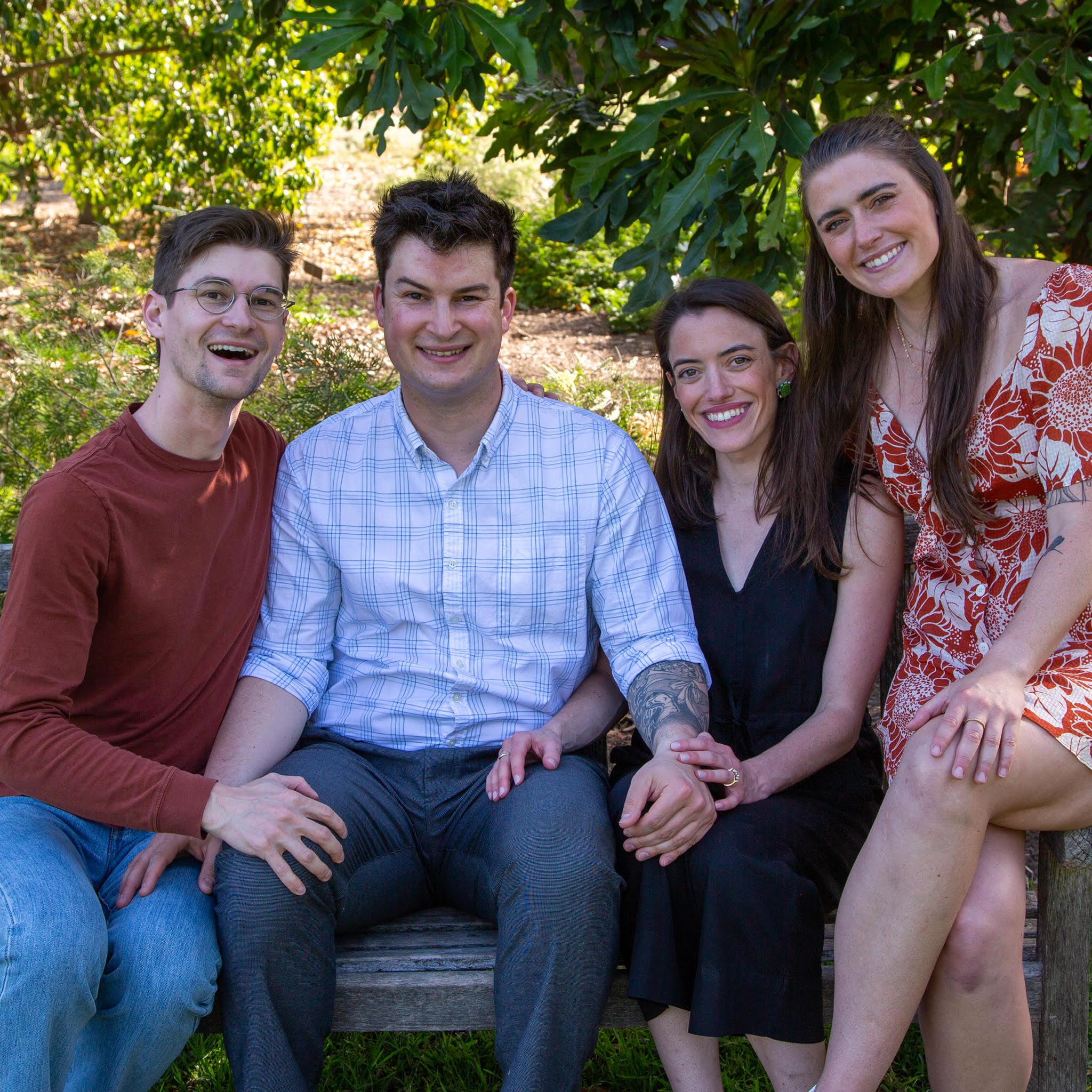 The siblings surprised us at the engagement