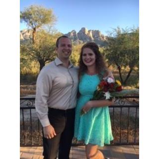 Joanna's wedding in Arizona