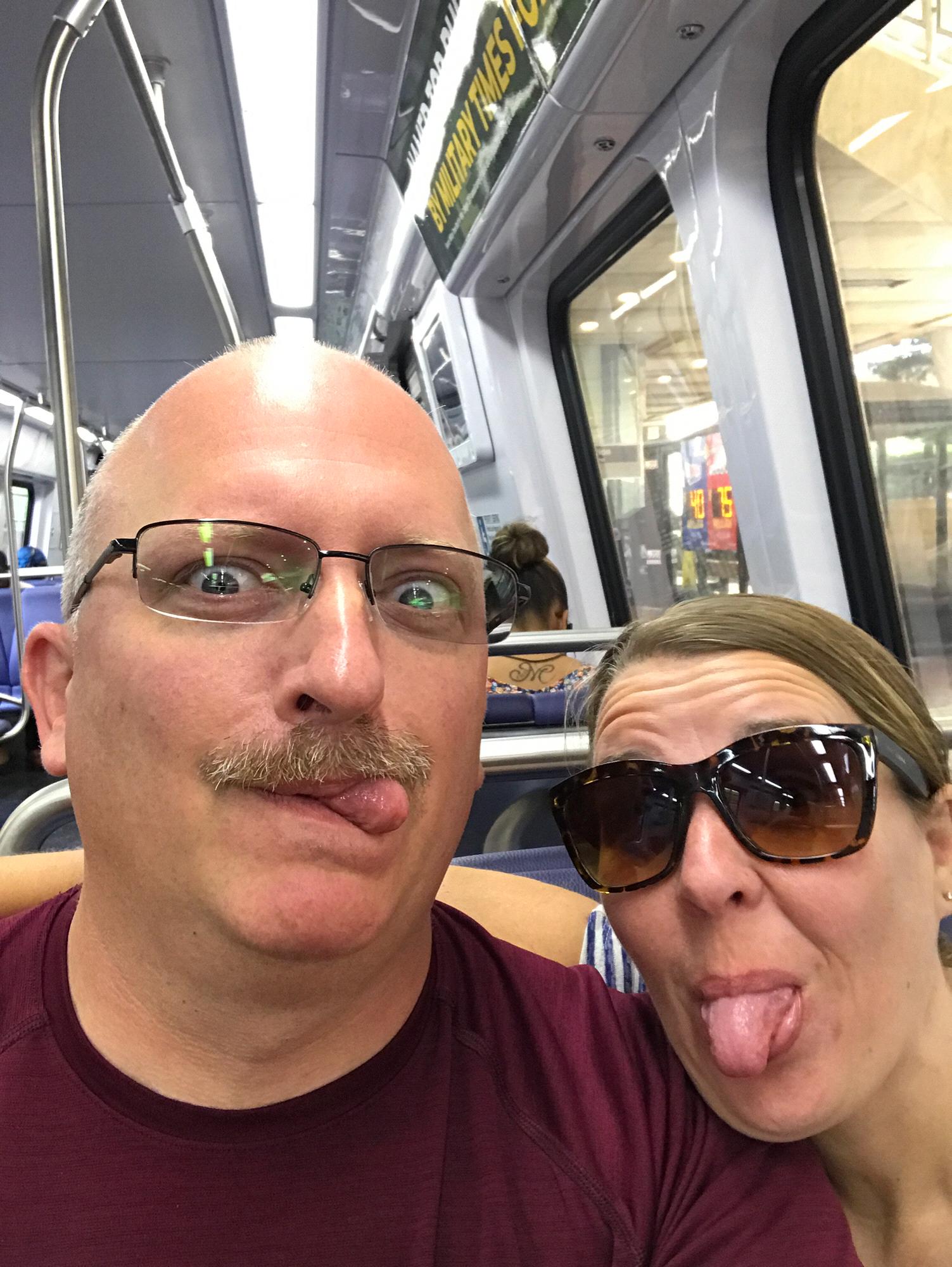 On the Metro in DC