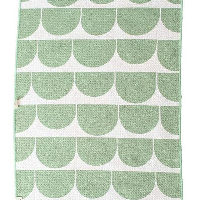 crae. Reversible Microfiber Towel - Ultra Absorbent, Quick-Drying Hand Towels - Modern Design, Scratch-Free, Lint-Free for Kitchen, Bathroom, Car Cleaning - 19x29 Inches, Set of 1 (Manhattan)