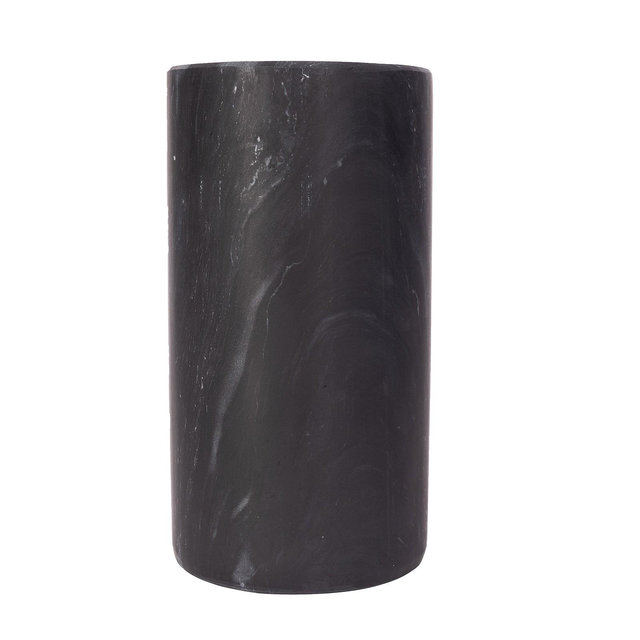 Artifacts Trading Company Marble Cylinder Wine Cooler, 4.5" x 7"