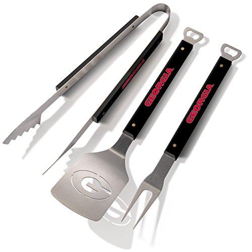 NCAA Georgia Bulldogs Spirit Series 3-Piece BBQ Set, YouTheFan