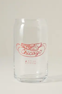 Alice & Wonder Chicago Beer Glass
