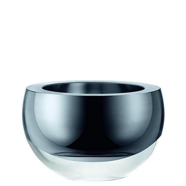 LSA International Host Decorative Bowl, Ø6in/H4in, Platinum