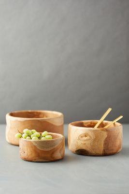 Teak Serving Bowl