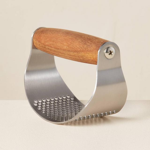 Wood & Stainless Steel Garlic Press - Hearth & Hand™ with Magnolia