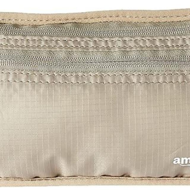 Amazon Basics RFID Travel Waist Belt Fanny Pack - Khaki