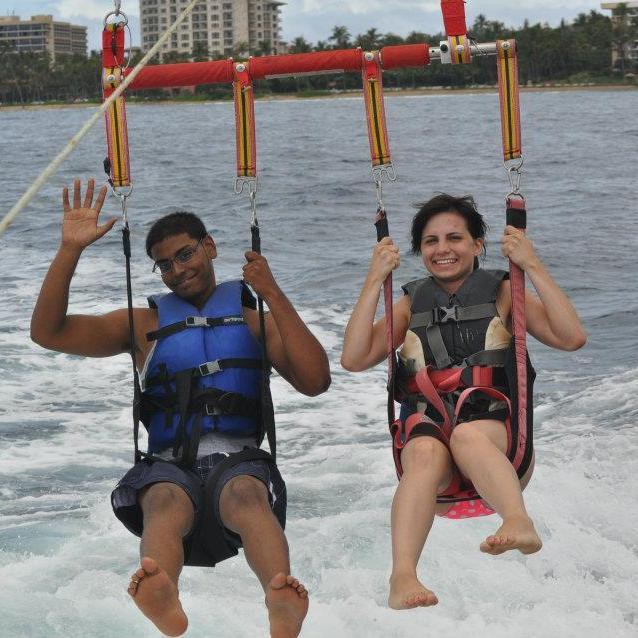 Parasailing in Hawaii 2012!