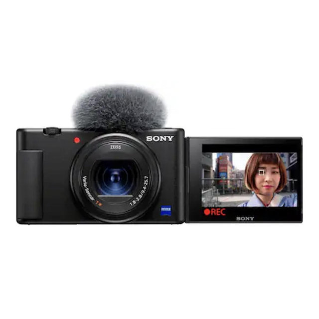 Sony - ZV-1 20.1-Megapixel Digital Camera for Content Creators and Vloggers - Black