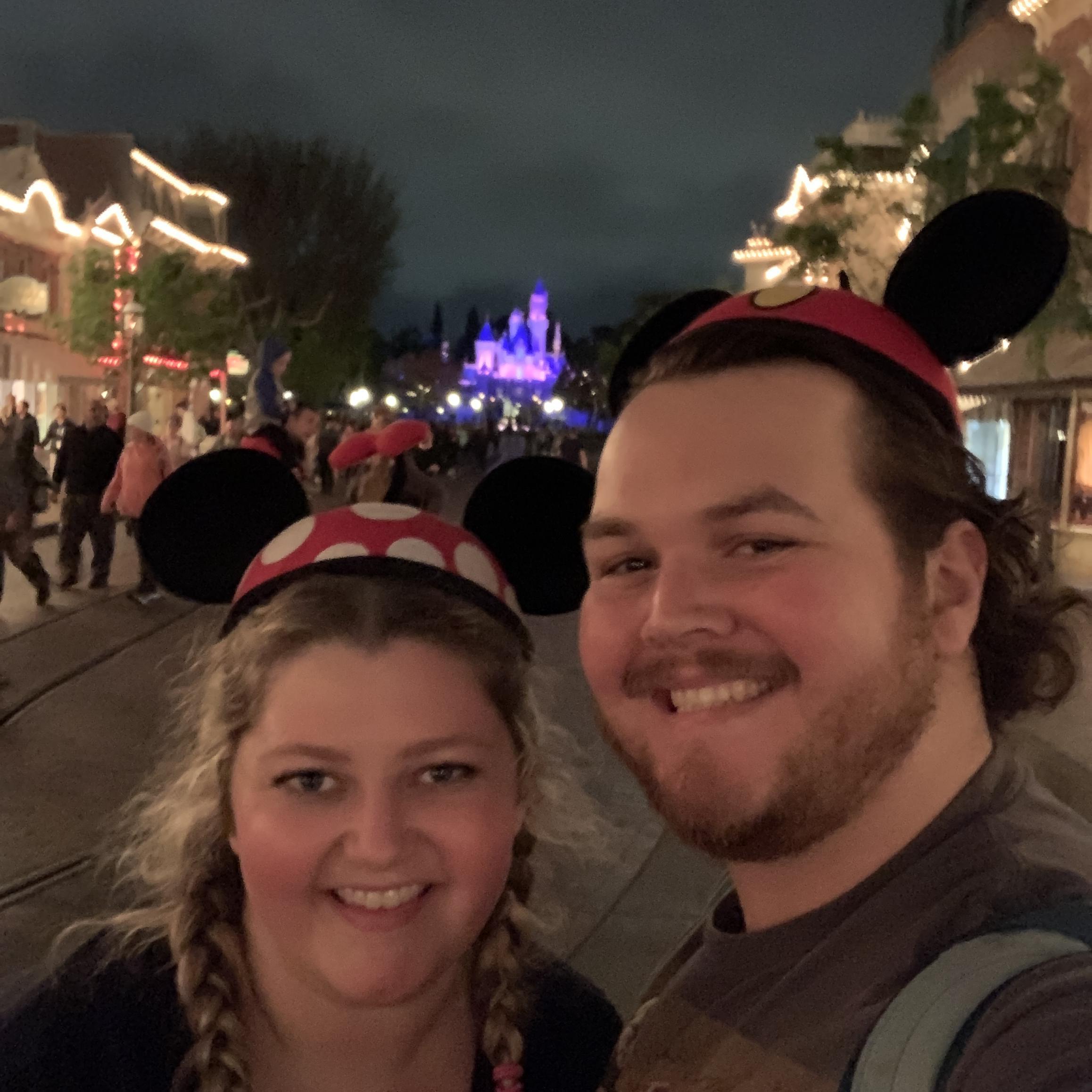 End of the day from our second trip to Disneyland. Growing up just 20 minutes away, Max spent countless hours here with friends and family. Now its one of our favorite places to go together!