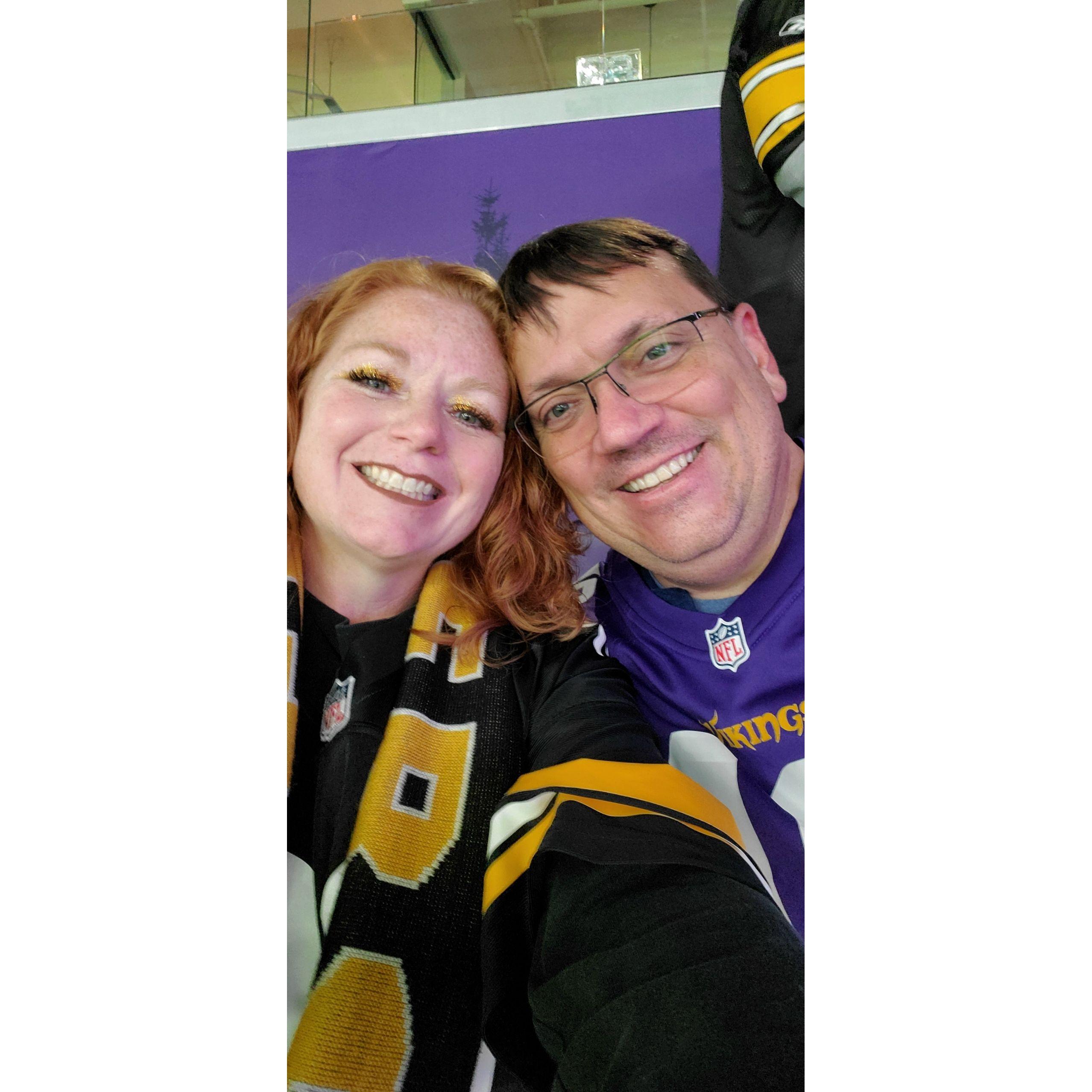 Steelers vs Vikings Game in Minnesota 