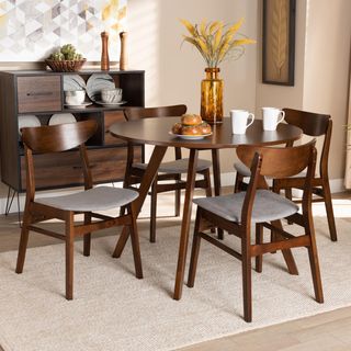 Philip Mid-Century Modern 5-Piece Dining Set
