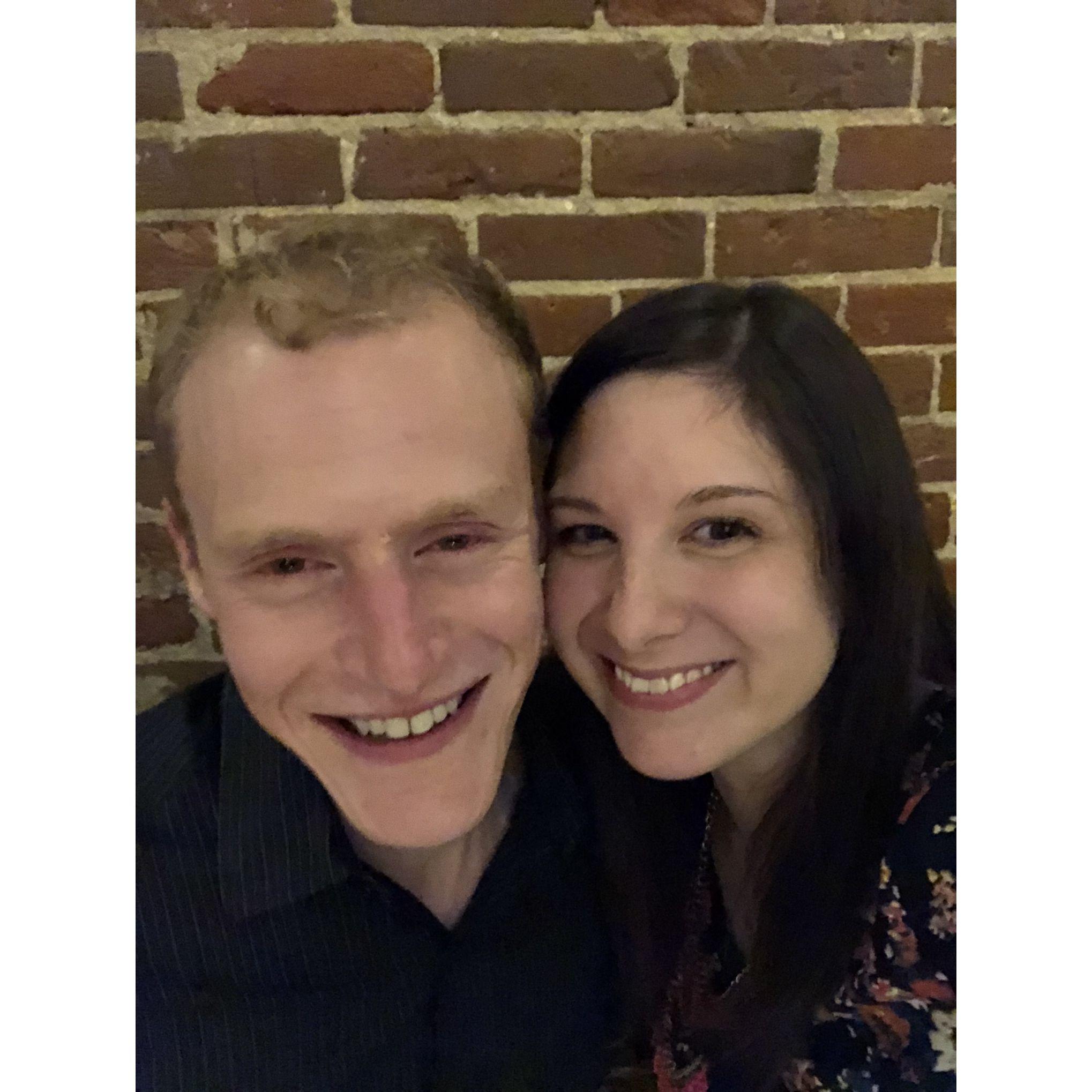 She said "Yes!" - right before this photo was taken.