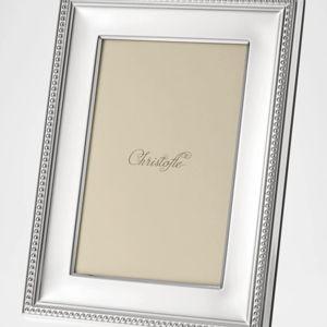 Christofle Perles Silver-Plated Picture Frame, 4" x 6"
