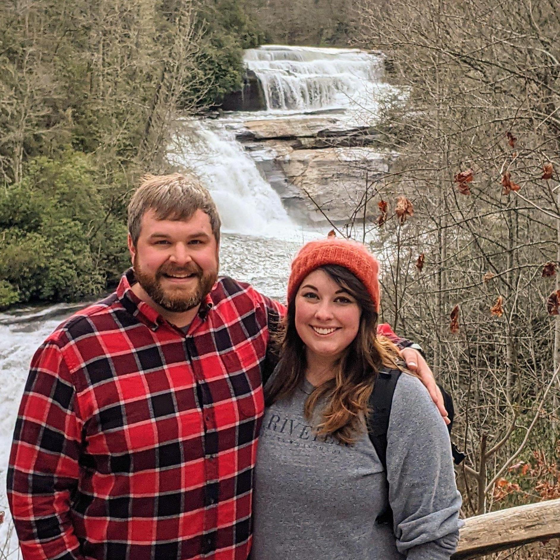 Triple Falls 2022 moments before we got engaged