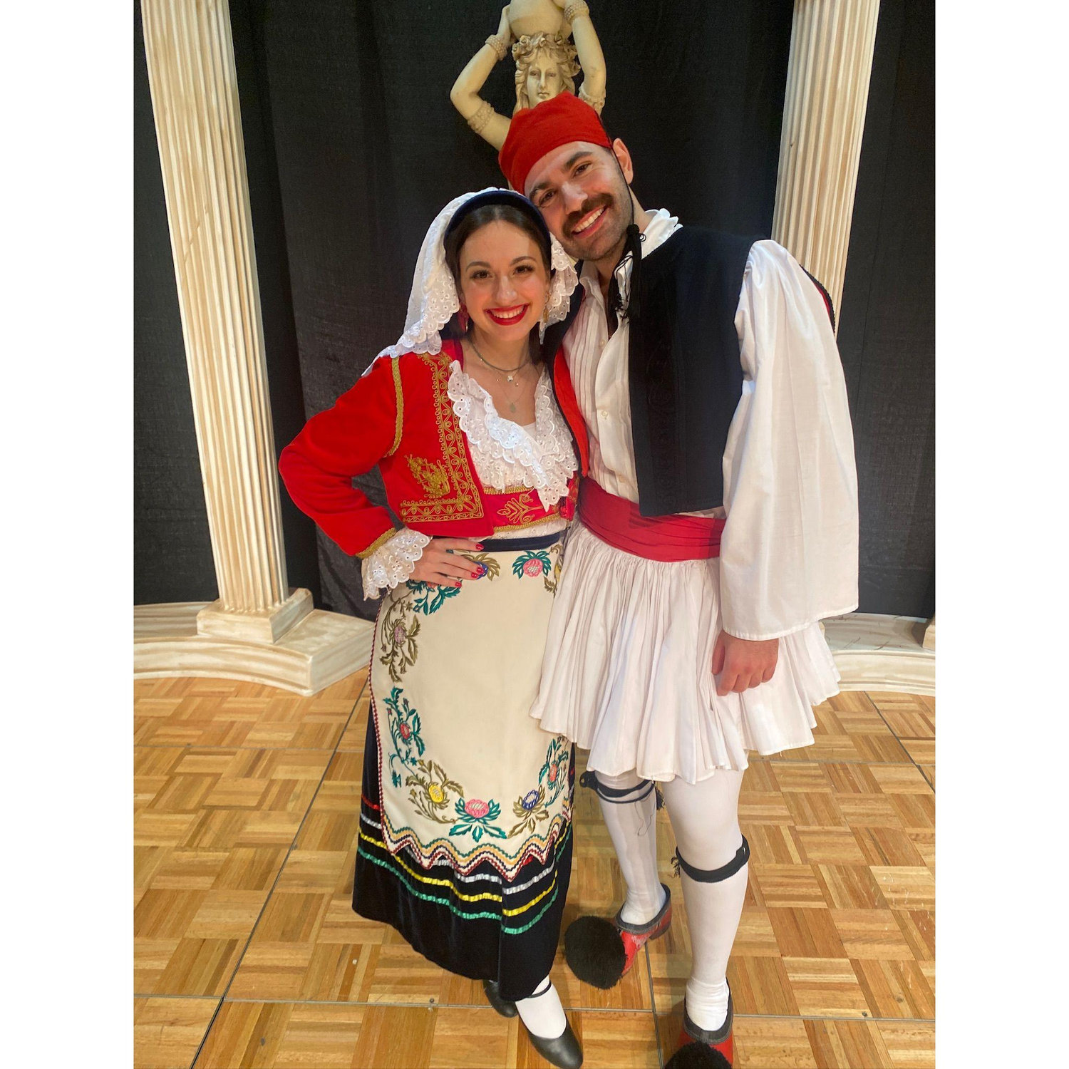 Dancing together at Greek Festival