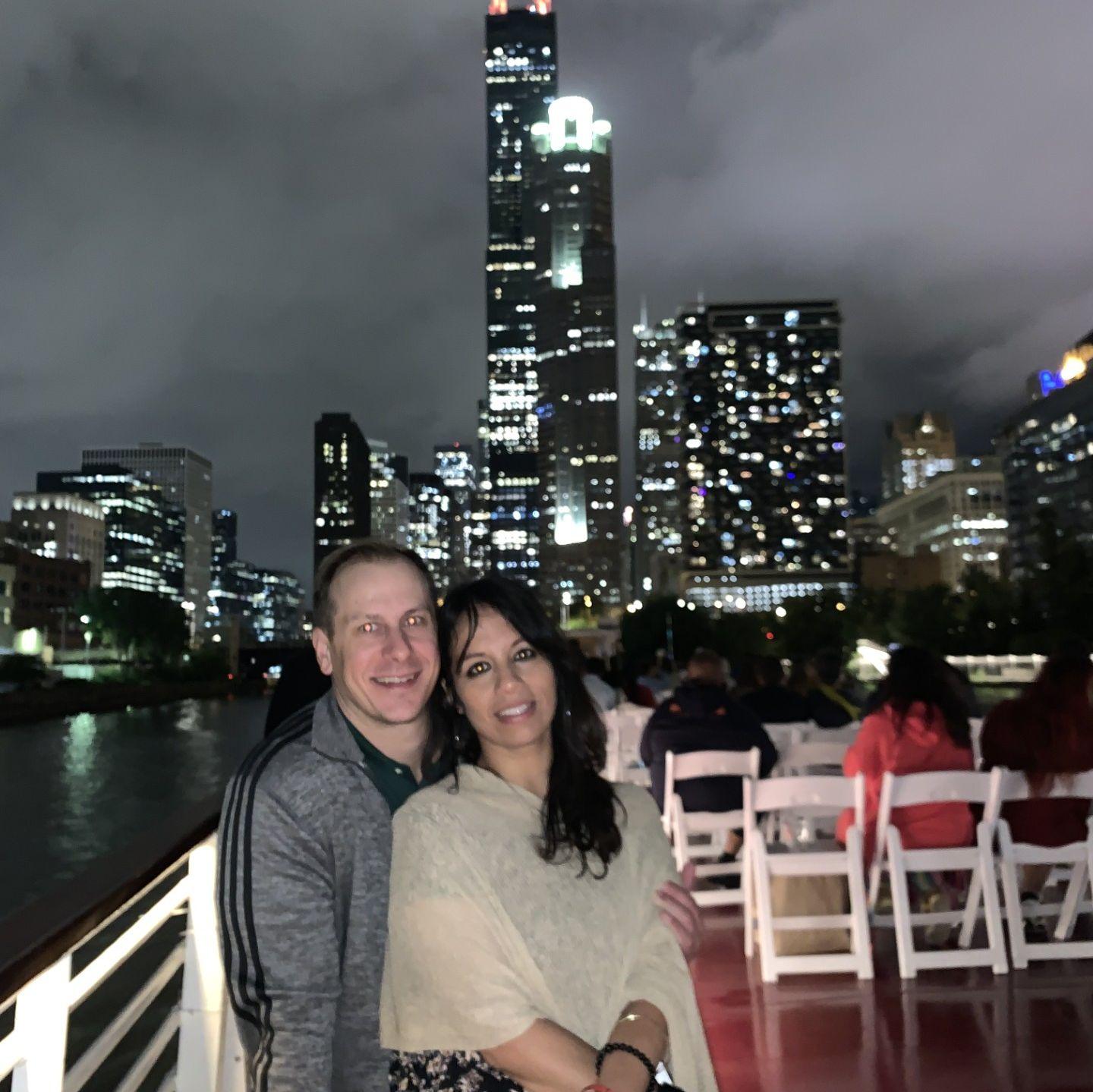 Chicago was a first for both of us… safe to say we loved it 🏙️