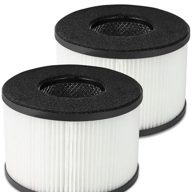 Future Way BS-03 Filter Replacement Compatible with PARTU and Slevoo BS-03 Air Purifier, High Efficiency Standard Filter & Activated Carbon Filter, Part# U & X, 2 Pack