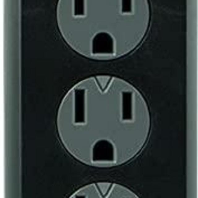 GE 13478 Surge Protector, 4 Outlet 450J 3' Cord 2USB Ports 1.0A Black