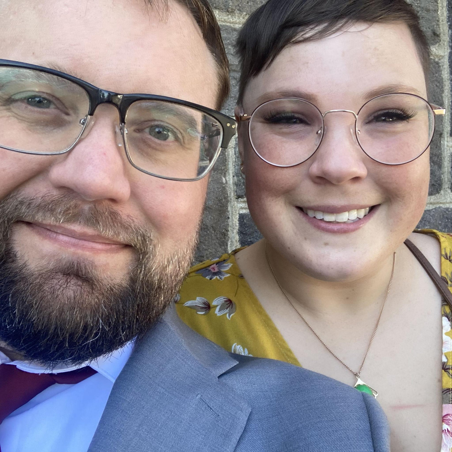 Having fun at Sam and Francis's wedding!
