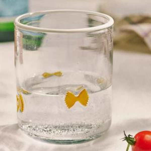 Anthropologie Icon Juice Glass - Bow Pasta