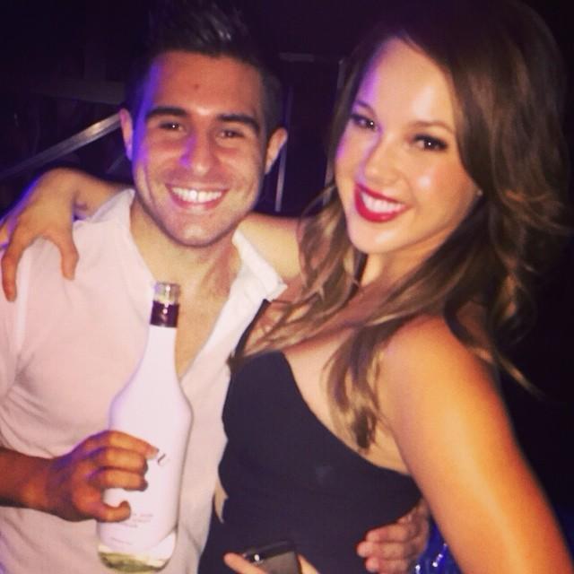 Our first picture together at one of my brand events