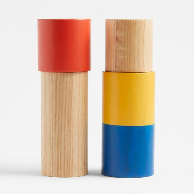 Wooden Salt and Pepper Mills by Molly Baz