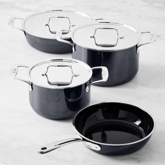 All-Clad Fusiontec 7-Piece Set, Onyx Black