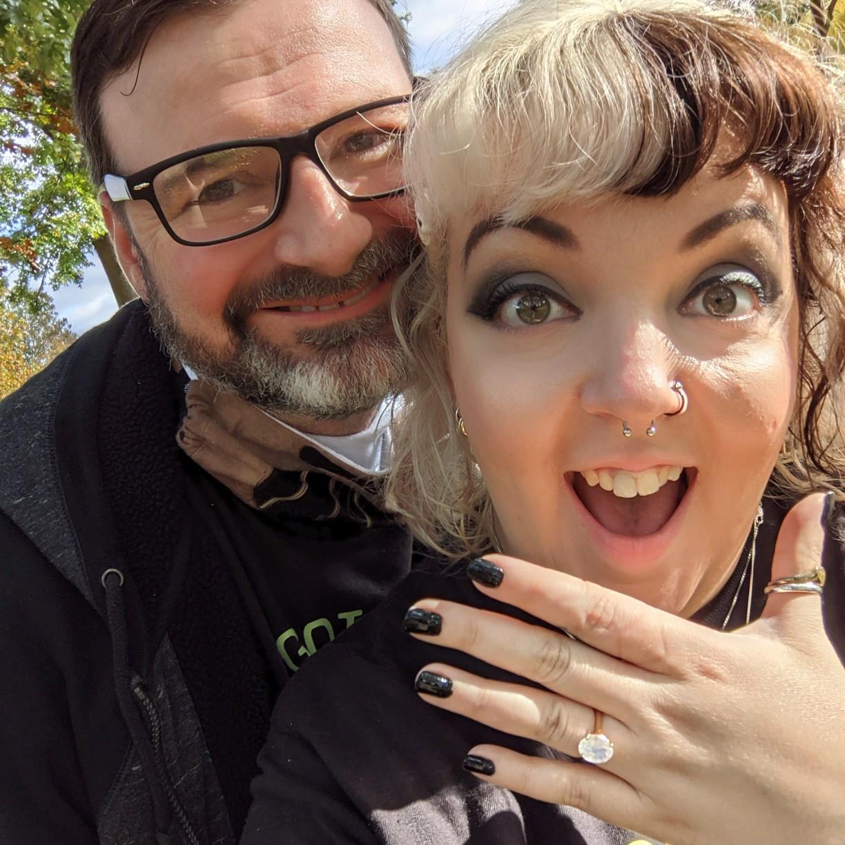 Kyle's mom and Meggie knew first! 💍
