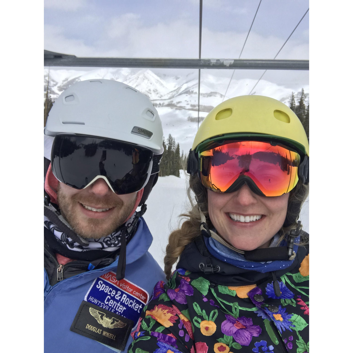Skiing in costumes- Crested Butte, CO