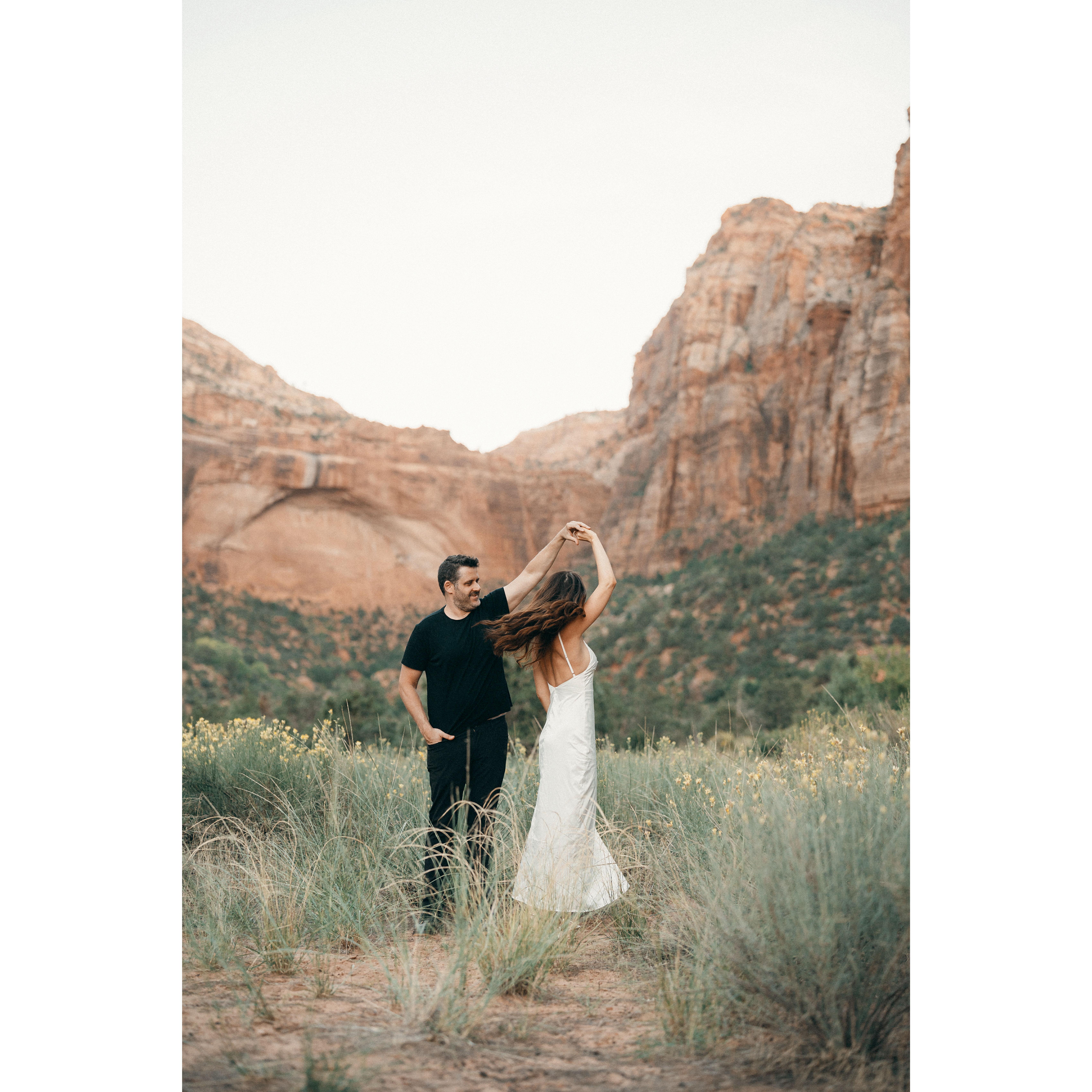 Dancing in the mountains