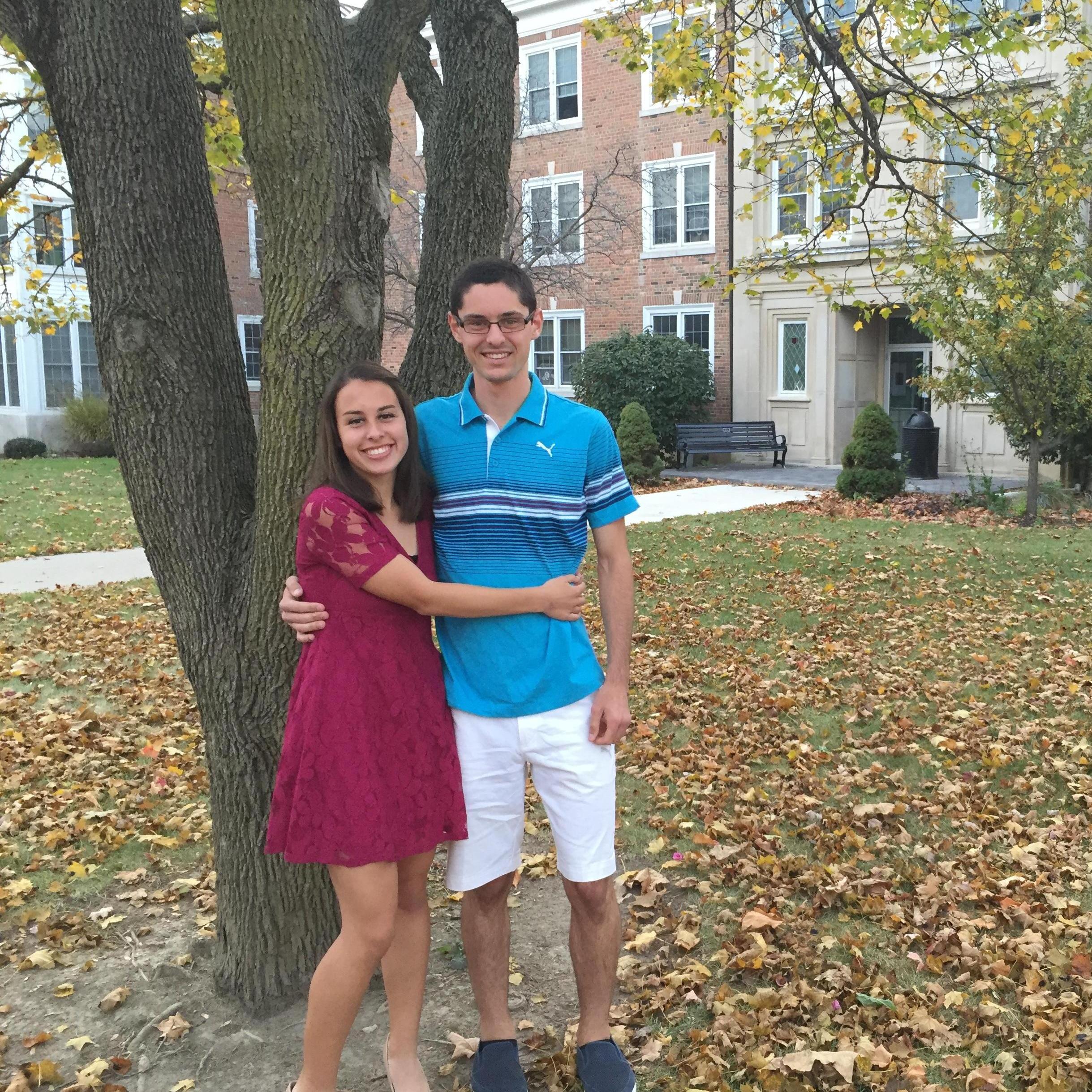 Our first date- we went to Sauce in Adrian.