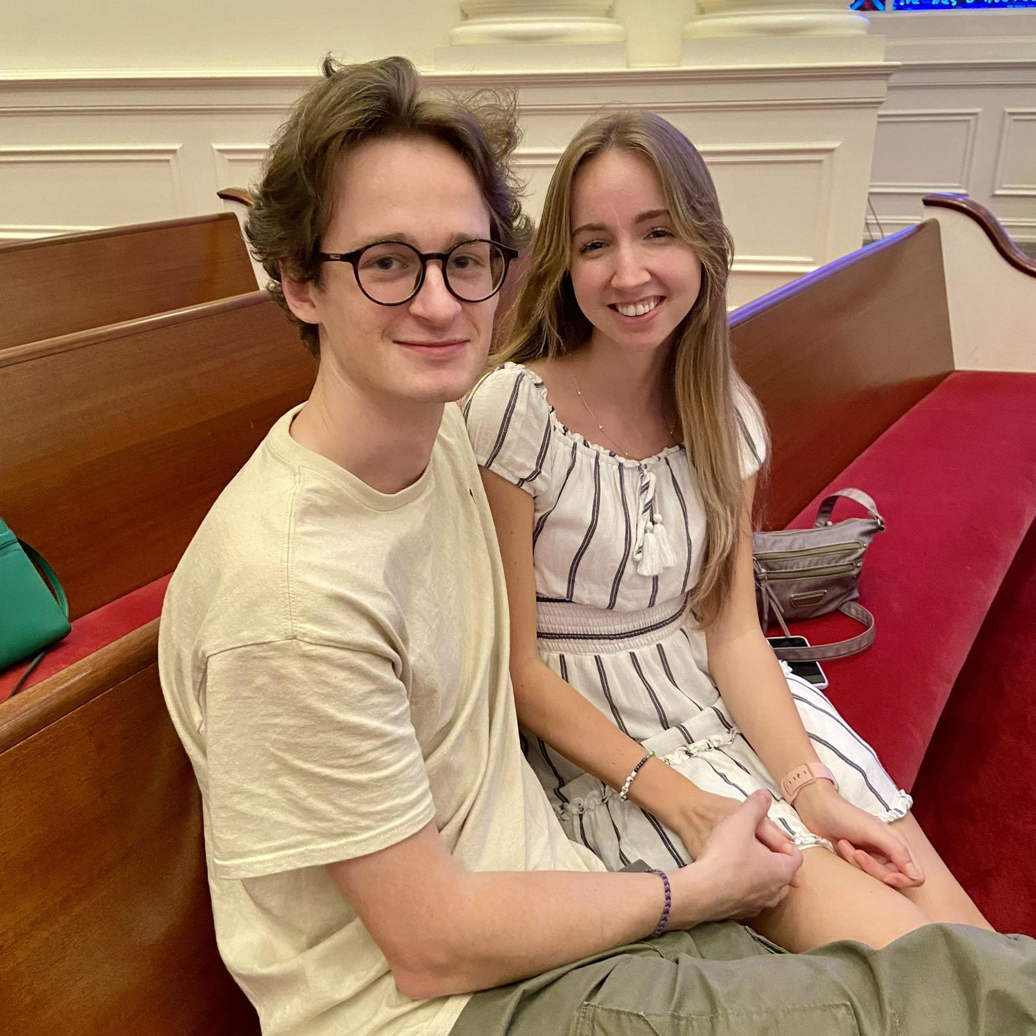 This was at Nicholas' graduation