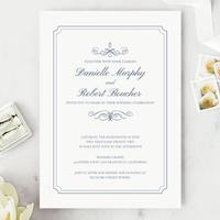 Malta Type Letterpress | Black | Zola Wedding Invitations