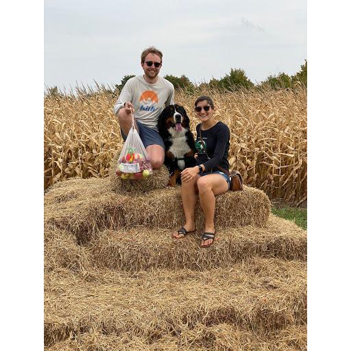 Apple picking trip with our neighbors.